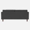 Tharoli Velvet 2 Seater Sofa in Grey Colour
