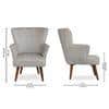 Lucie Small Wing Back Chair