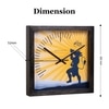 Jai Shri Ram Printed Wooden Wall Clock