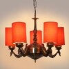 Devansh Dual Gold  Antique Wall Mounted Lamp With Off-White Cotton Shade