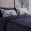 Stoa Paris Super King Size 100% Cotton Bedsheet with 2 Pillow Covers  Size Purple Grey