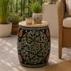 Decorative Handcrafted Metal Side Table in Multicolour Finish