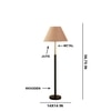 Devansh Wood & Metal Floor Lamp