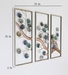 W-Alexa Abstract Metal Wall Decor in Multicolor Set of 1