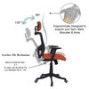Dreaceo High Back Ergonomic Chair in Orange Colour