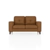 Verona Premium 2 Seater Fabric Sofa in Ochre velvet Colour