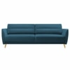 Rockson Fabric Sofa (Teal Blue)