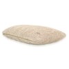 Tagus Khaki Knit Cotton Cushion Cover  12X20  Inches