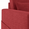 Camden 3 Seater Pull Out Sofa cum Bed In Salsa Red Colour