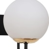 Eliante Modern Wall Lights Mild Steel, Glass & Glass Material Brown, Gold & White Finish