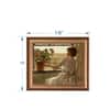 Artistry Brown Beige Colored Summer Evening Canvas Wall Canvas Wall Prints Set of 1 Multicolor Matte