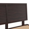 Terence Solid Wood King Size Upholstered Bed Without Storage (Mahogany Finish)