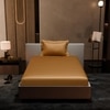 Stoa Paris 300TC UltrSatin Single Bedsheet Set Satin Single Night Gold