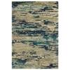 Gia Sand Abstract Hand-Tufted Viscose 8X5 Feet Carpet