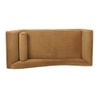 Kabera Velvet Chaise Launger in Yellow Colour