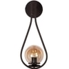 Eliante Modern Hanging Lights Mild Steel & Glass Material Brown & Champaign Finish