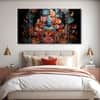 The Castle Decor Lord Buddha Meditation Wall Painting Wooden Framed 27x48 Inch (Style 17)