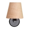 Devansh Metal Electric Wall Light in Beige Colour with Beige Shade Count of 1 Light