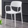 Kepler Brooks Vola Cafeteria Dining Chair in White Colour