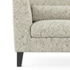 Lewis 2 Seater Fabric Sofa In Monochrome Paisley Colour