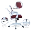 Xeanea Mid Back Ergonomic Chair in Maroon Colour
