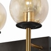 Eliante Modern Wall Lights Mild Steel & Glass Material Brown, Gold & Champaign Finish