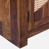 Sheesham Wood 4 Door Sideboard In Provincial Teak Finish