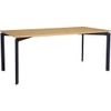 Scandinavian Navid Dining Table White Natural Wood Finish