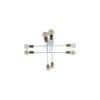Eight Head Sputnik White Mordern Chandelier