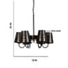 Devansh Solid Wood Electric Wall Light in Multi Colour with Multi Shade Count of 1 Light