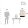 Orira Small Desk Handcrafted Table Lamp