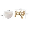 Opulent Antler Marble Centerpiece