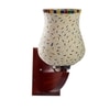 Devansh Solid Wood Electric Wall Light in Multi Colour with Multi Shade Count of 1 Light