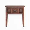 Mko Solid Wood Console Table in Walnut Finish