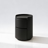 Black Wood Side Table in Black Colour