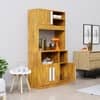 Hexa Red Crockery Unit Multipurpose Wooden Cabinet in Giant Wood Colour