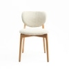 Beechline Solid Wood Dining Chair in Beige Colour