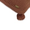 Jersey Chunky Knit Rust Decorative Cushion Cover 12 x 20 Inches