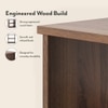 Zoey Engineered Wood Bedside Table in Classic Walnut Finish