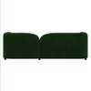 Homro Velvet 3 Seater Sofa in Green Colour