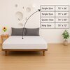 Premium Jacquard Polyester Waterproof Mattress Protector for Single Size In Gray Colour 75x36