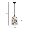 Elegant Glass Electric Hanging Light in White Colour