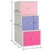 Eskada Kids Step Storage-cum-Chest of Drawers with 3 Drawers