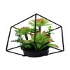 Artificial Succulent Indoor Plant With A Metal Stand