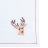 Jolly Reindeer Set Of 2 Napkins With Off White Colour