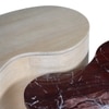 Chip and Dale Solid Wood Coffee Table Set of Two in Black Colour