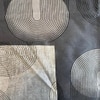 Quin Grey Geometric 400 TC Cotton Flat Queen Size Bedsheet with 2 Pillow Covers – Threads