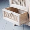 Atlanta Solid Wood Crockery Cabinet in Whitewash