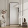 The Artment Vista Black Arch Frame Unbreakable Floor Mirror For Home (150 X 40 CM)