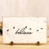 BELIEVE Marble Showpiece
